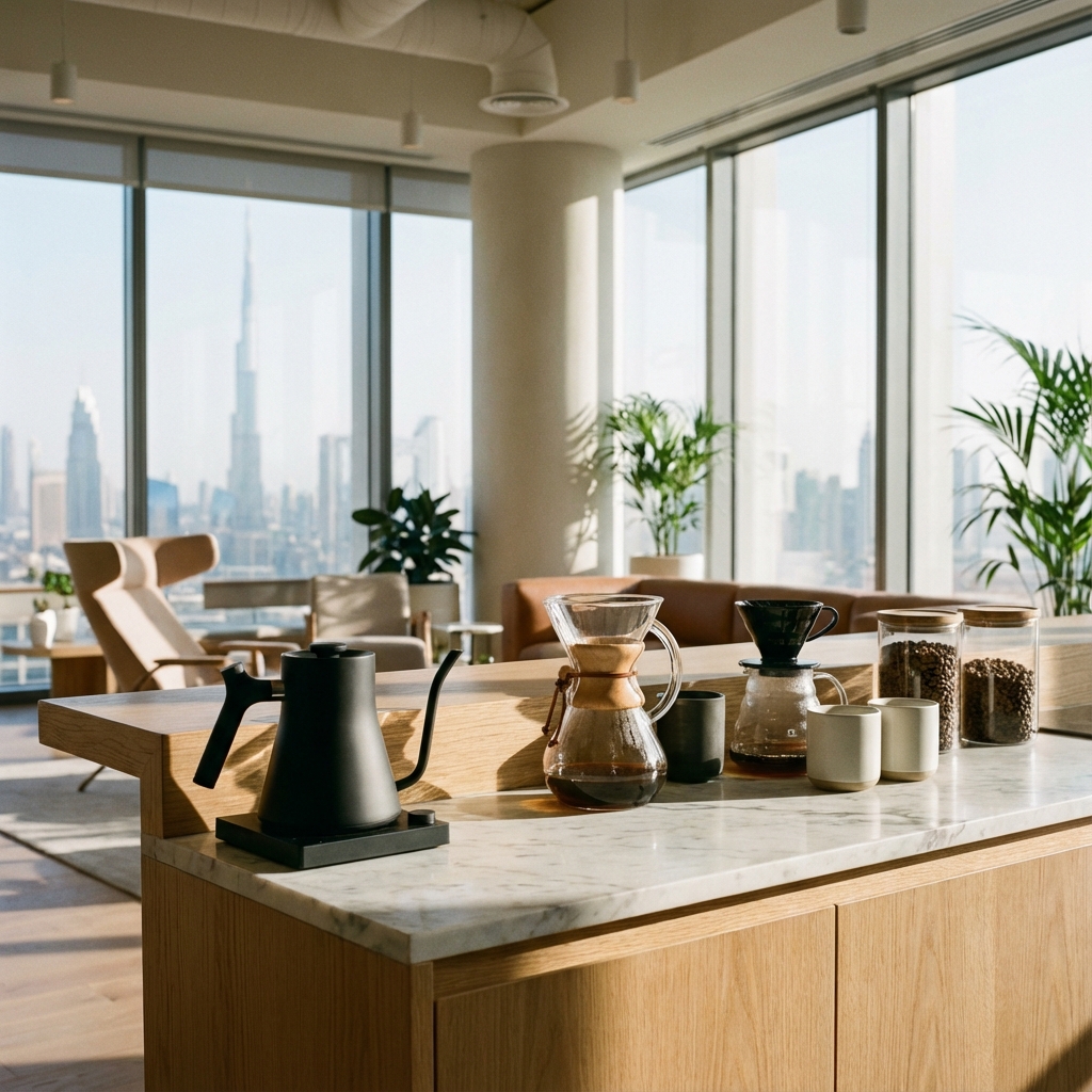 The Coffee Station Upgrade: Essential Accessories for the Modern UAE Office